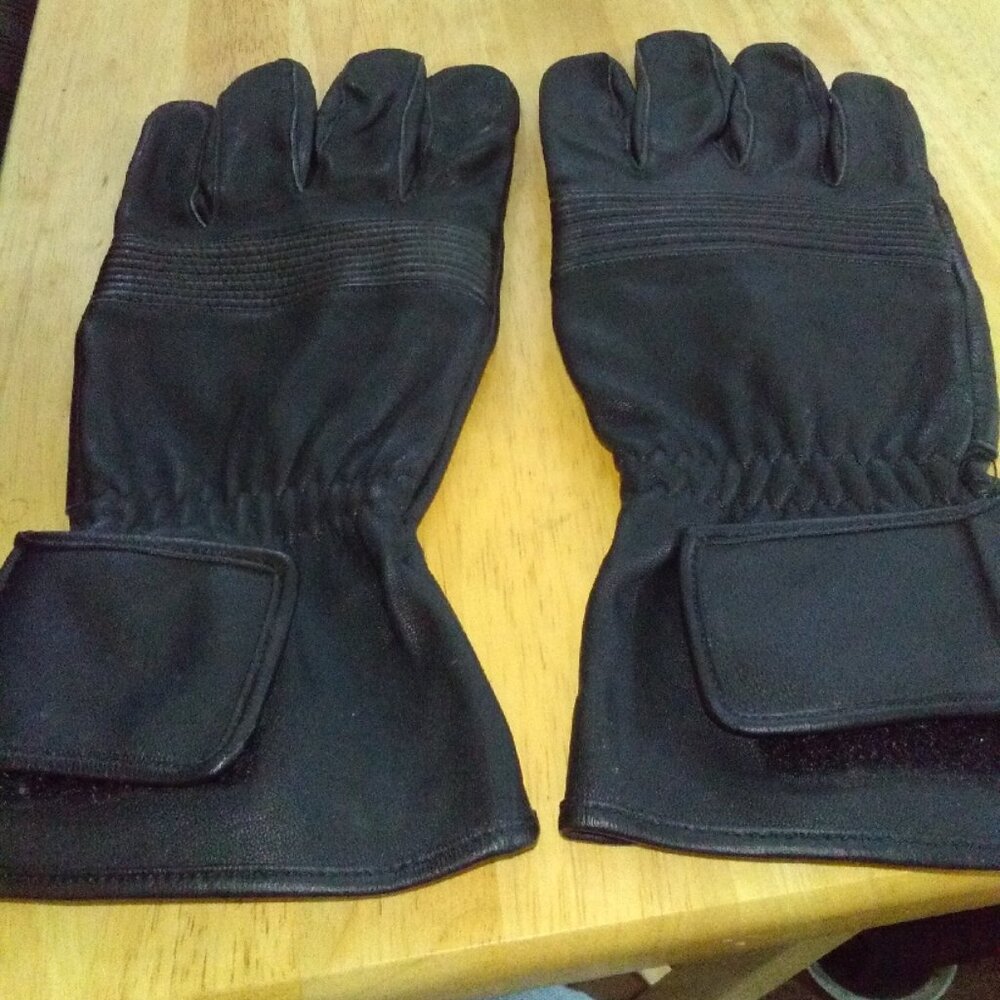 Men's Olympia leather motorcycle gloves size Large